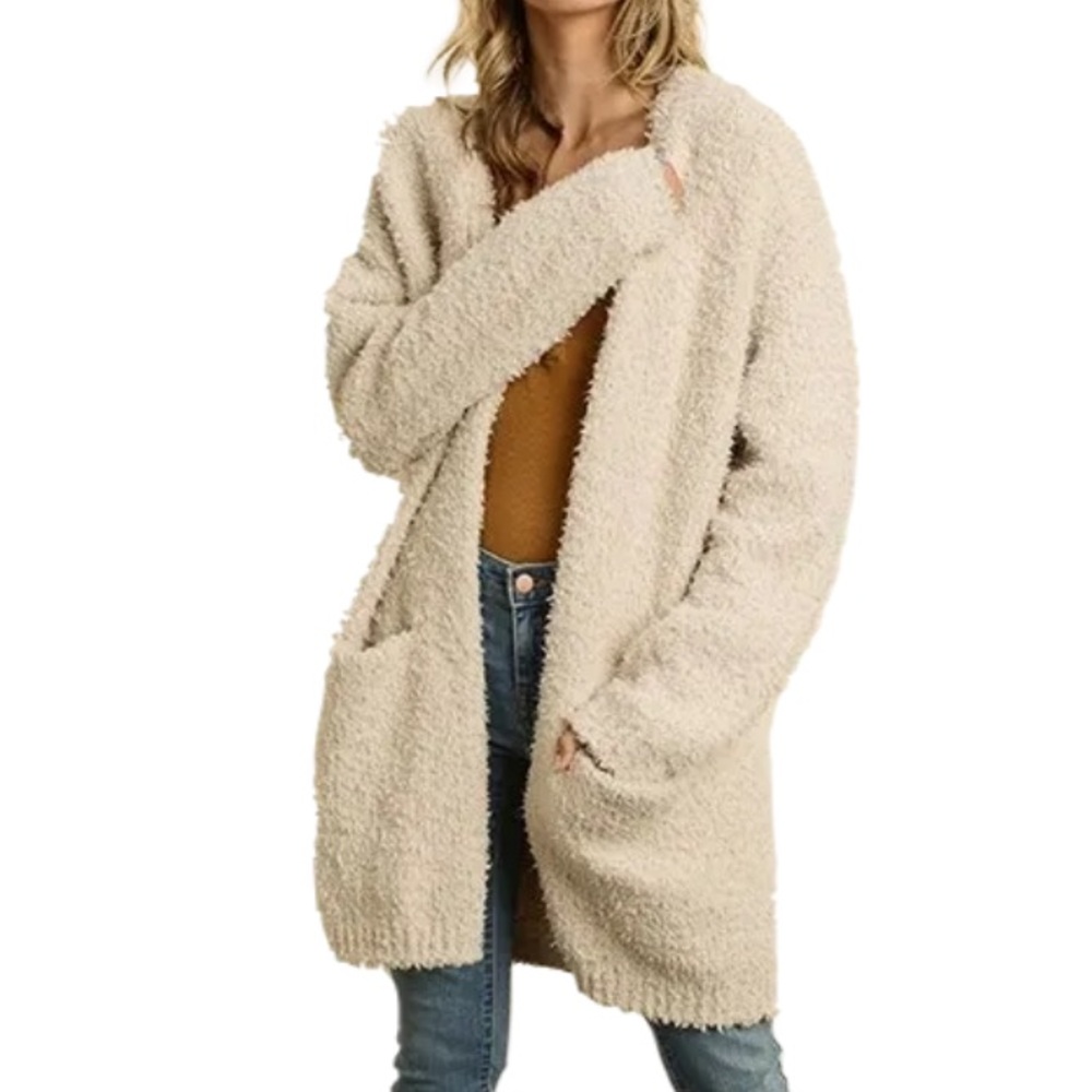 Ultra Soft Teddy Cardigan